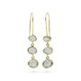 Gold Vermeil Green Amethyst Drop Earrings, thumbnail 4 of 7