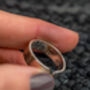 I Love You More Mens Adjustable Sterling Silver Ring, thumbnail 2 of 3