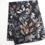 Autumn Whisper Leaf Print Scarf, thumbnail 4 of 7