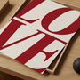 Love Typography Art Print, thumbnail 3 of 3