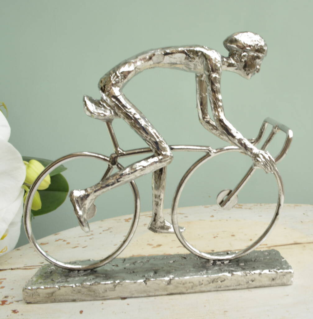 Cyclist Sculpture By Me And My Sport | notonthehighstreet.com