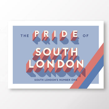 Crystal Palace 'Pride Of South London' Poster, 2 of 7