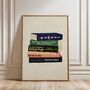 Personalised Favourite Books Print, thumbnail 1 of 5