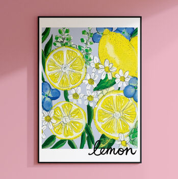 Lemon Kitchen Print, 5 of 10