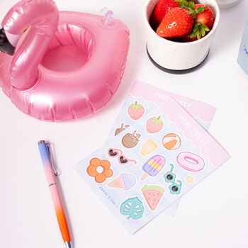 Pool Party Planner And Journal Sticker Sheet, 2 of 3