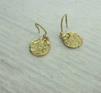 Silver Or Gold Croesus Coin Drop Earrings, 2 of 3