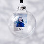 Photo Glass Personalised Christmas Bauble, thumbnail 2 of 3