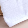 Personalised White Guest Towel Set, thumbnail 5 of 7