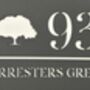 Personalised Silhouette Tree Design House Number Sign Acrylic, thumbnail 6 of 11