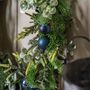 Midnight Blue Bauble Wreath, thumbnail 5 of 5