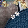 Gift Bag 'You're Loved' Buttercup Flower Earrings, thumbnail 2 of 3