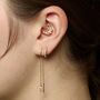Princess Daith Hoop Single Earring, thumbnail 2 of 5