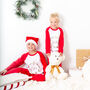 Personalised Christmas Family Matching Pyjamas Nordic Wreath, thumbnail 3 of 12