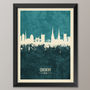 Coventry Skyline Print And Box Canvas, thumbnail 4 of 6