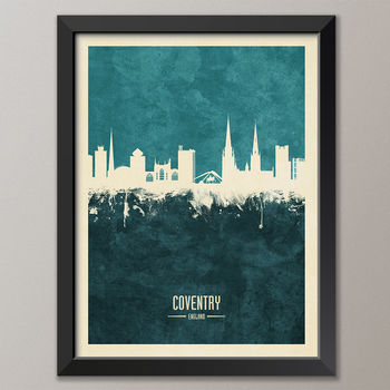 Coventry Skyline Print And Box Canvas, 4 of 6