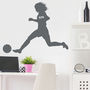 Women's Personalised Football Wall Stickers, thumbnail 4 of 7