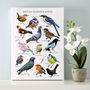 Personalised British Garden Birds Artwork, thumbnail 3 of 7