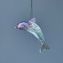 Clear Iridescent Acrylic Dolphin, thumbnail 1 of 2