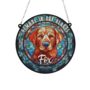 Labrador Fox Red Memorial Suncatcher, thumbnail 2 of 6