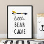 Little Bear Cave Art Print, thumbnail 1 of 4
