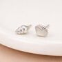 Sterling Silver Mismatched Shell Stud Earrings – 7mm, thumbnail 1 of 7