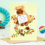 Say It With Flowers Dog Mothers Day Card, thumbnail 1 of 2