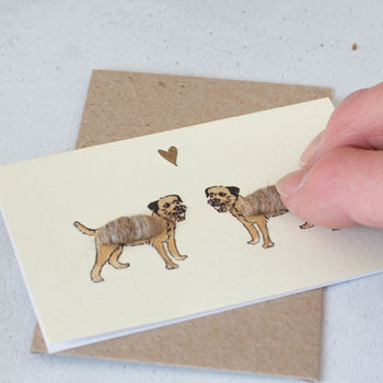 Boxed Collection Of Border Terrier Gift Cards, 4 of 4