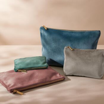 Personalised Velvet Accessory Bag, 3 of 10