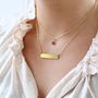 Personalised Layered Name Bar Necklace, thumbnail 5 of 12