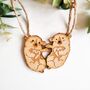 Personalised Wooden Otter/Bear Hanging Decoration, thumbnail 1 of 6