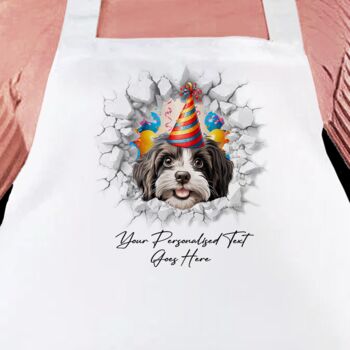 Personalised Havanese Birthday Break Through Dog, 4 of 8