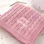Luxury Girls Dawn Pink Baby Blanket, thumbnail 1 of 10
