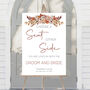 Wedding Choose A Seat Sign Autumn Floral, thumbnail 1 of 5