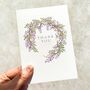 Lilac Wisteria Thank You Cards And Envelopes, thumbnail 1 of 7