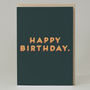 'Happy Birthday' Bold Text Card, thumbnail 2 of 3