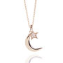 Moon And Star Necklace, thumbnail 3 of 6