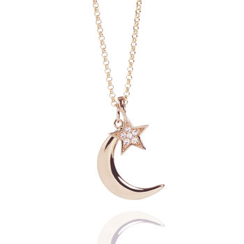 Moon And Star Necklace, 3 of 6