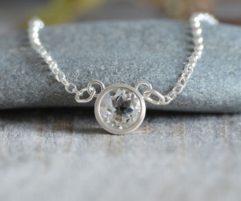 9mm Topaz Necklace In Sterling Silver, 2 of 7