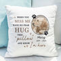 Personalised Dog Memorial Pet Photo Cushion, thumbnail 2 of 2