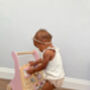 Personalised Wooden Pastel Pink Activity Walker Toy, thumbnail 5 of 10