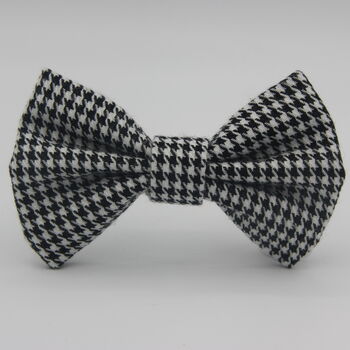 Houndstooth Dog Bow Tie, 6 of 10
