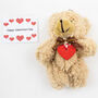 Valentine Teddy Gift, thumbnail 3 of 3
