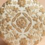 Asha Ivory Silk Round Clutch, thumbnail 7 of 7