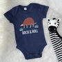 Rock And Roll Armadillo Babygrow, thumbnail 4 of 11