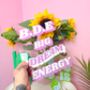 Bde Big Dream Energy Clear Acrylic Vinyl Poster Plaque, thumbnail 3 of 6