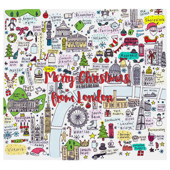 Merry Christmas From London Cards, 3 of 3