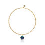 Blue Pentalpha Quartz Crystal Necklace, thumbnail 1 of 2