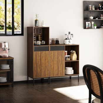 Sideboard, Storage Cabinet With One Door And Adjustable, 9 of 9