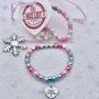 Personalised Christmas Xmas Charm Bracelet, thumbnail 1 of 11