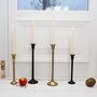 Elegant Brass Candlestick, thumbnail 7 of 7